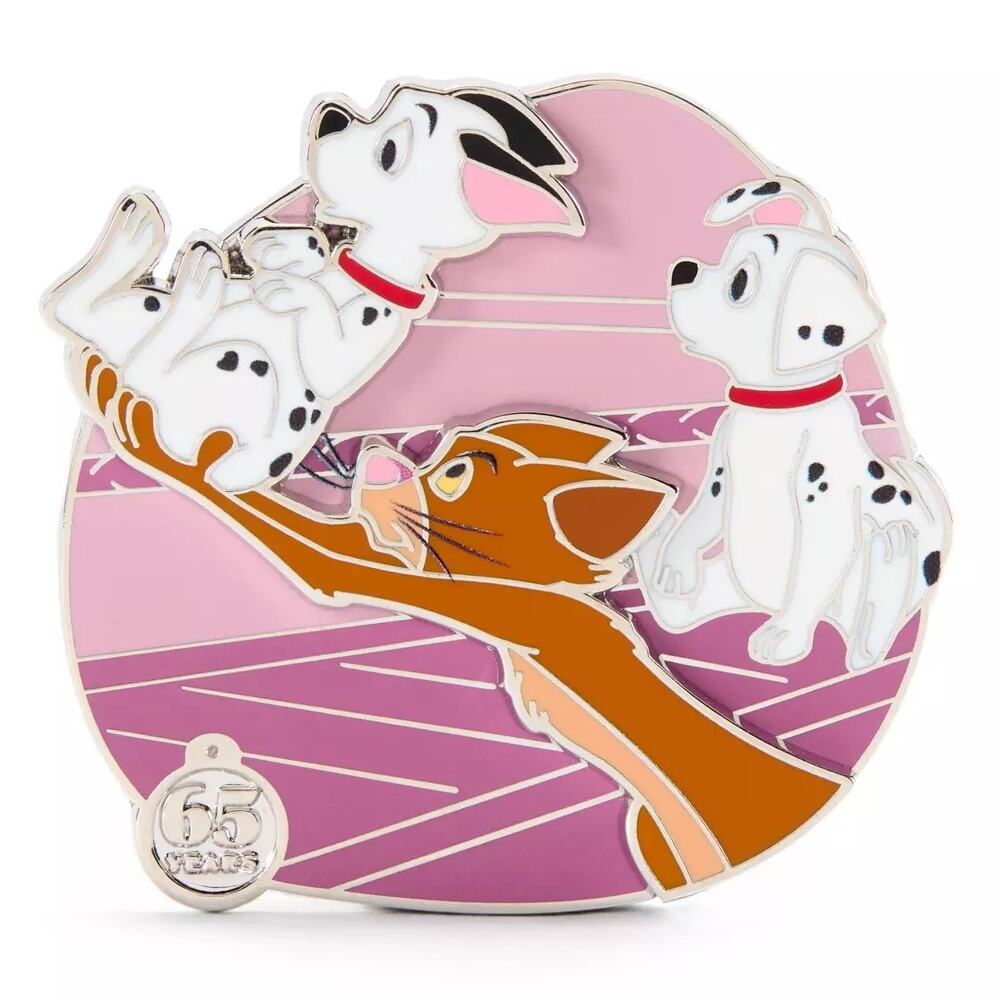 Sgt. Tibbs, Lucky and Rolly Pin 101 Dalmatians 65th Anniversary LR UNOPENED